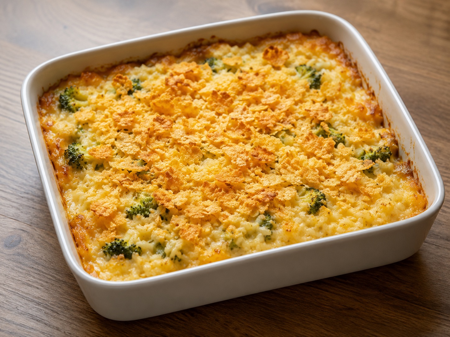 Cheesy Broccoli Rice Casserole